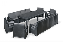 Zestaw Mebli Ogrodowych NAPOLI MAXI 12 Antracyt