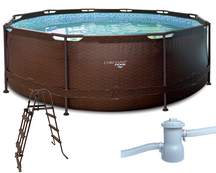 Basen Ogrodowy Corciano 360 x 100 cm Pompa drabinka