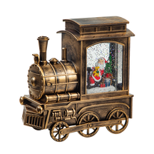 Dekoracja LED Pociąg z Mikołajem