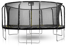 Trampolina 16FT 488CM PREMIUM z siatką wewnętrzną i drabinką CORCIANO