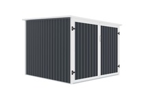 Garaż, schowek na rowery 203 x 198 x 162 cm z uchwytami