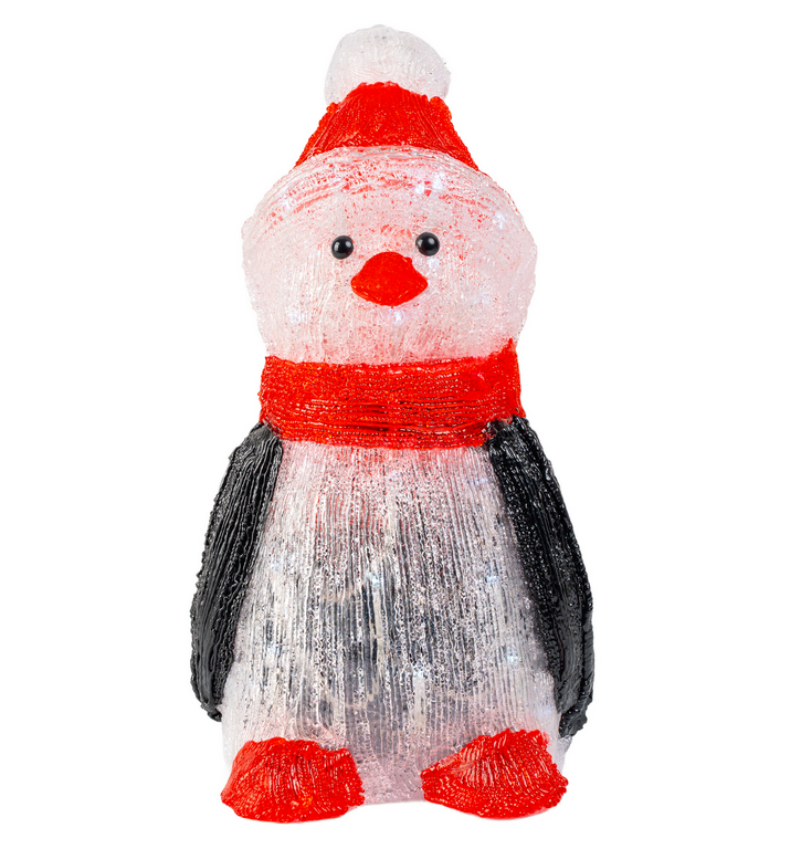 Ozdoby świąteczne - Pingwinek akrylowy 40 LED  26x21x37cm do użytku zewnętrznego (2)