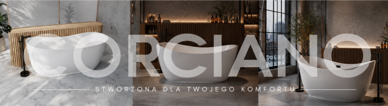 Wanny wolnostojące - Wanna wolnostojąca biała Akrylowa owalna 180 x 80 x 68 cm + syfon Montana Corciano (13)