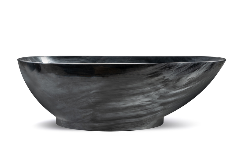 Wanny wolnostojące - Wanna wolnostojąca PREMIUM Lowa 180 x 85 cm czarna (2)