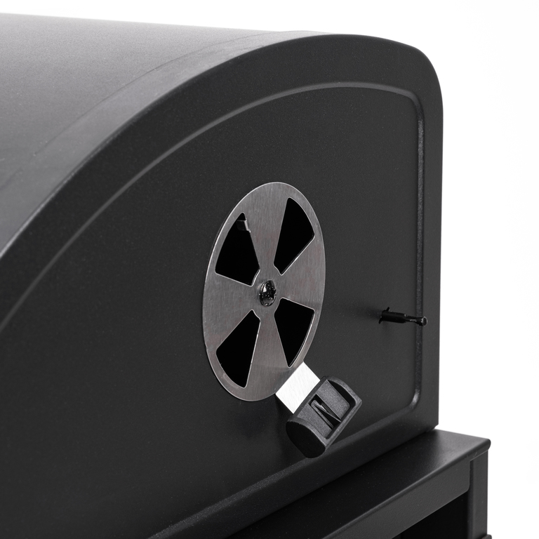 Grille - Grill ogrodowy węglowy ruszt żeliwny wózek ANGUL  SMART  (11)