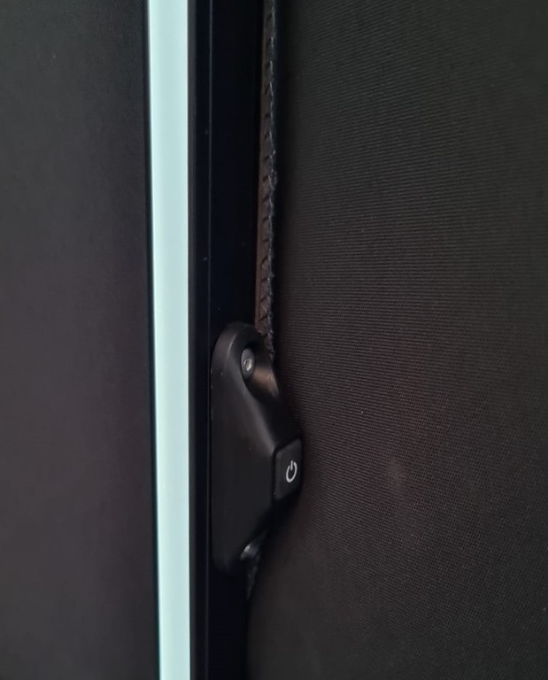 Ogród - Parasol OGRODOWY SIENA 3x3m LED PANEL SŁONECZNY składany (5)