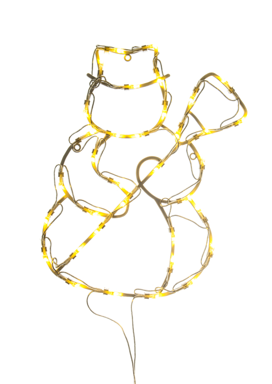 Boże Narodzenie - Dekoracja świąteczna bałwanek 35 LED wąż świetlny (1)
