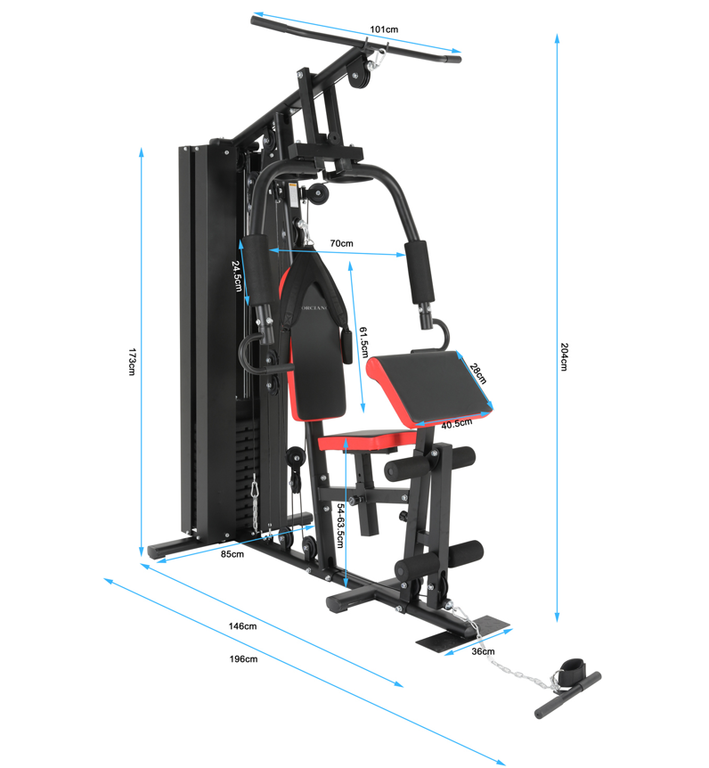 Atlasy do ćwiczeń - Atlas do ćwiczeń, Domowa Siłownia, wielofunkcyjny (5)