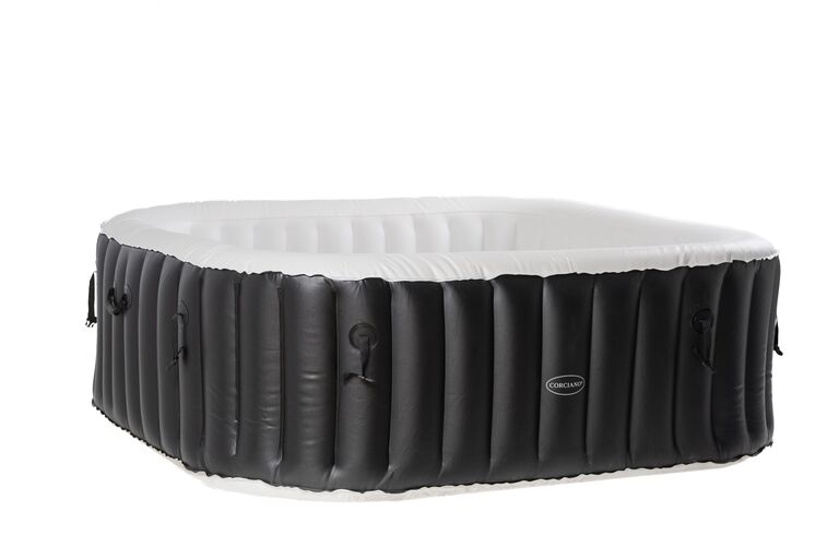 Jacuzzi ogrodowe - Jacuzzi Basen Ogrodowy Spa Corciano Kwadratowe 196 x 66 cm Hydromasaż (3)