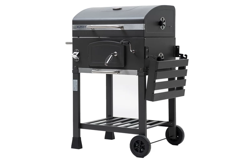 Grille - Grill ogrodowy węglowy ruszt żeliwny wózek Carbo - Angus PREMIUM (11)