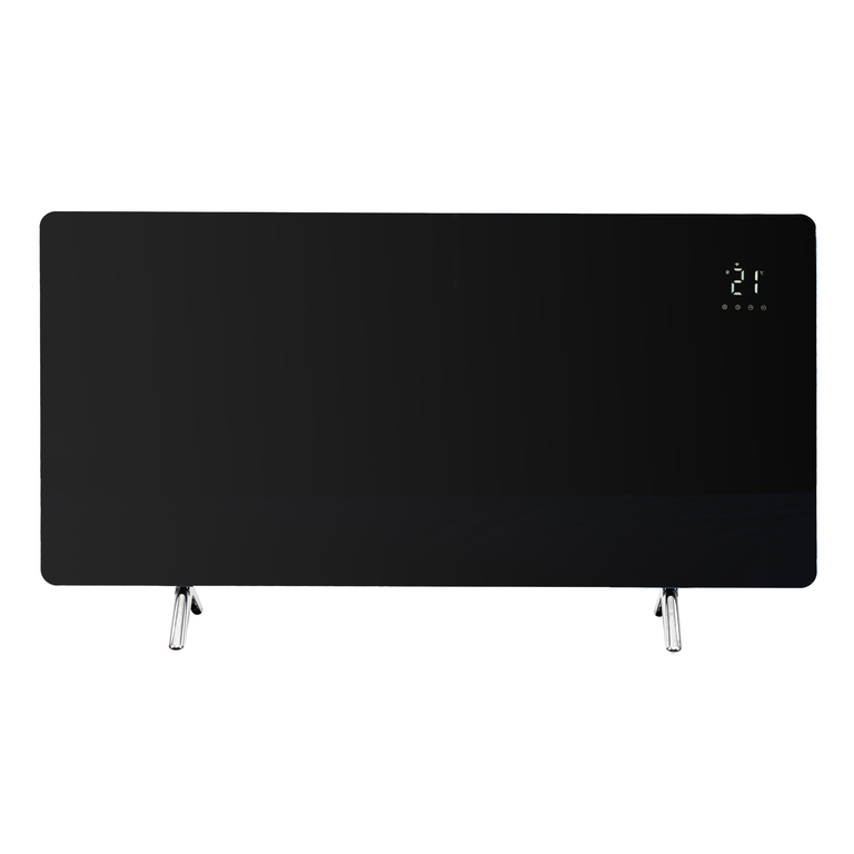 Panele grzewcze - Grzejnik na podczerwień 720 W Promiennik Czarny SZKŁO WiFI Pilot Panel (2)