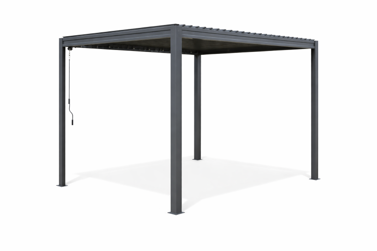  - Pergola Tarasowa Antracytowa z otwieranym dachem ALUMINIOWA 3x3m Corciano (3)
