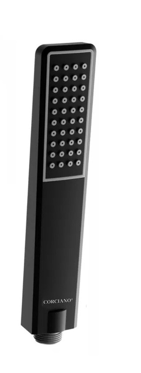 Deszczownice prysznicowe - Zestaw Podtynkowy Prysznicowy Corciano Czarny RIO (12)