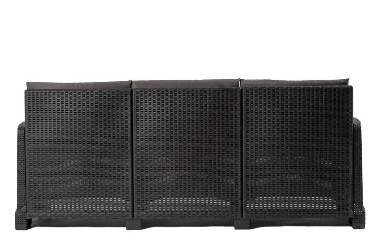 Zestawy ogrodowe - Zestaw Mebli Ogrodowych NAPOLI MIDI 8 Antracyt (7)