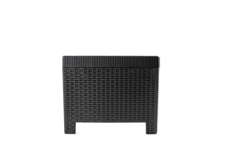 Zestawy ogrodowe - Zestaw Ogrodowy Paradiso Sofa stolik 2 fotele Antracyt (10) Zestawy ogrodowe - Zestaw Ogrodowy Paradiso Sofa stolik 2 fotele Antracyt (10)