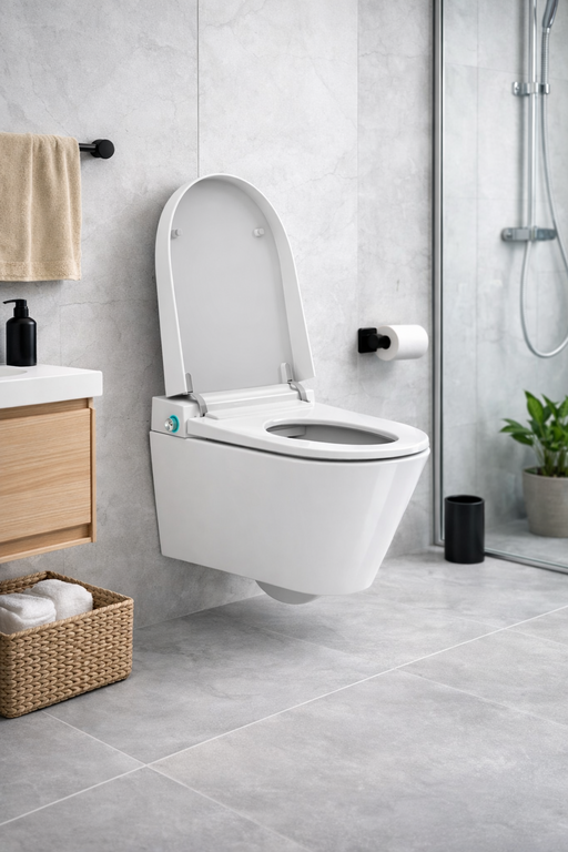 Akcesoria łazienkowe - Miska WC Wisząca Inteligentna Toaleta Smart Corciano  (2)