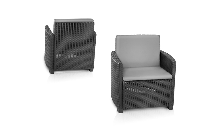 Meble ogrodowe - Zestaw Ogrodowy Eden Sofa stolik kawowy 2 fotele (6)