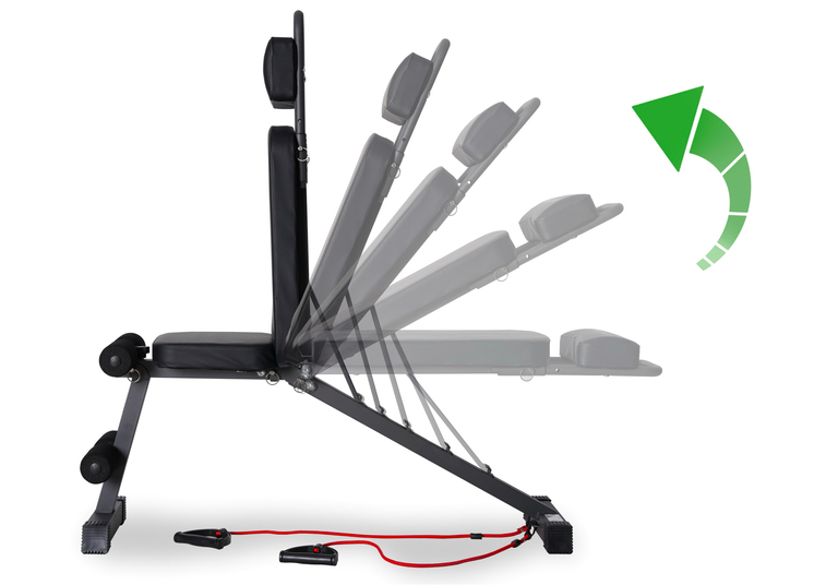 Sport i rekreacja - Ławka treningowa do ćwiczeń ES-5909 Regulowana  Składana (2)