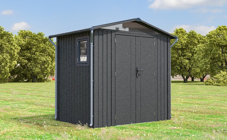 Domki / Garaże - Garaż narzędziowy ogrodowy AMY 240x168x220cm (10) Domki / Garaże - Garaż narzędziowy ogrodowy AMY 240x168x220cm (10)