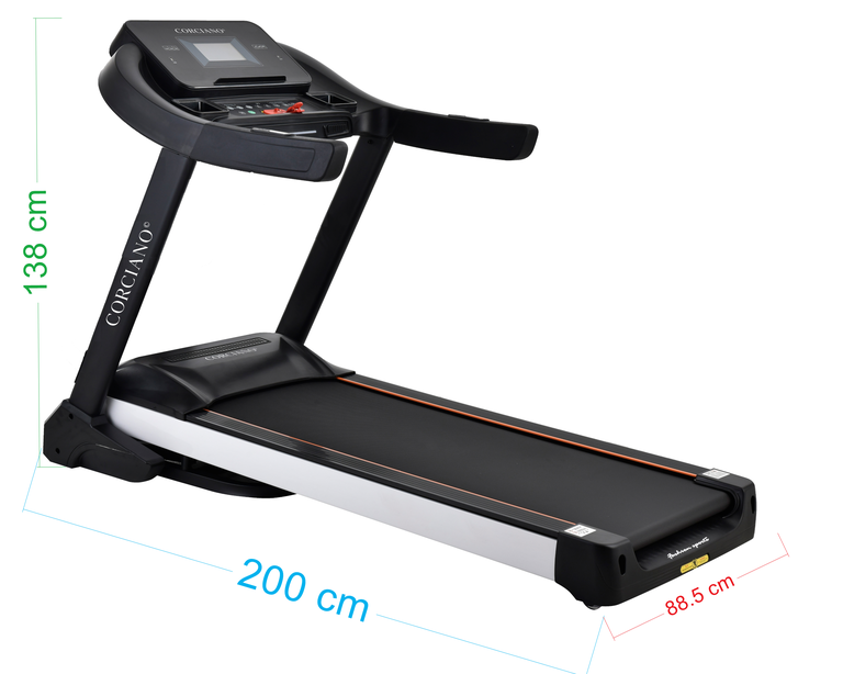 Bieżnie elektryczne - Bieżnia elektryczna domowa CORCIANO FORZA składana (11)