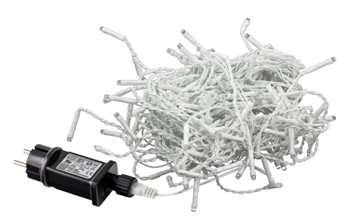 Boże Narodzenie - Sople 300 LED programator 8 funkcji zimny biały (9)