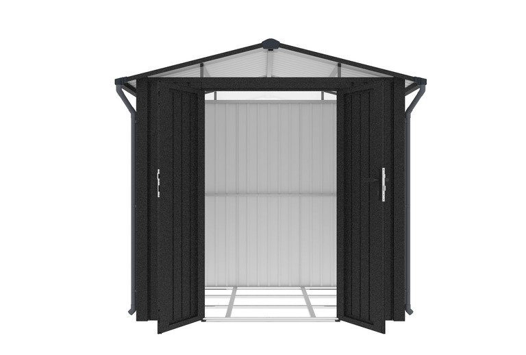 Domki / Garaże - Garaż narzędziowy ogrodowy AMY 240x168x220cm (9) Domki / Garaże - Garaż narzędziowy ogrodowy AMY 240x168x220cm (9)