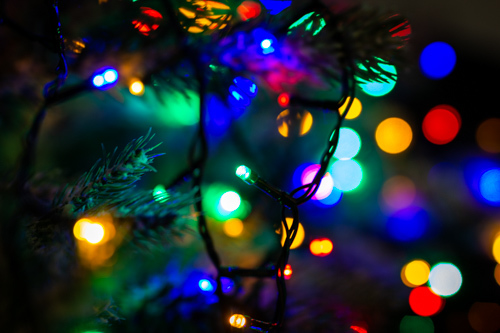 Boże Narodzenie - Lampki choinkowe 200 LED z dodatkowym gniazdem multikolor (6)