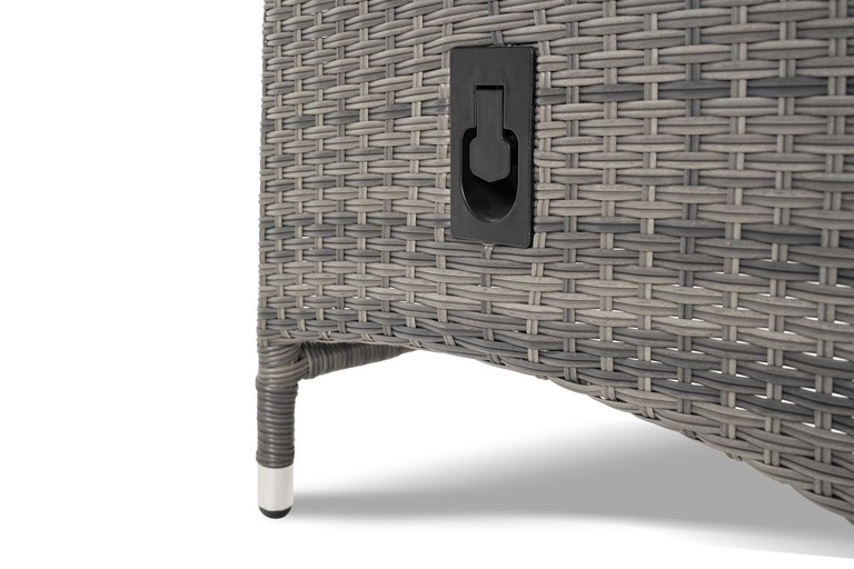 Zestawy ogrodowe - Zestaw mebli ogrodowych LORENS STÓŁ 8 krzeseł HARDY -rozkładane Komplet Ogrodowy  (9)