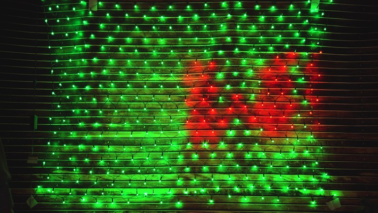 Boże Narodzenie - Kurtyna 324 LED do użytku zewnętrznego i wewnętrznego (7)