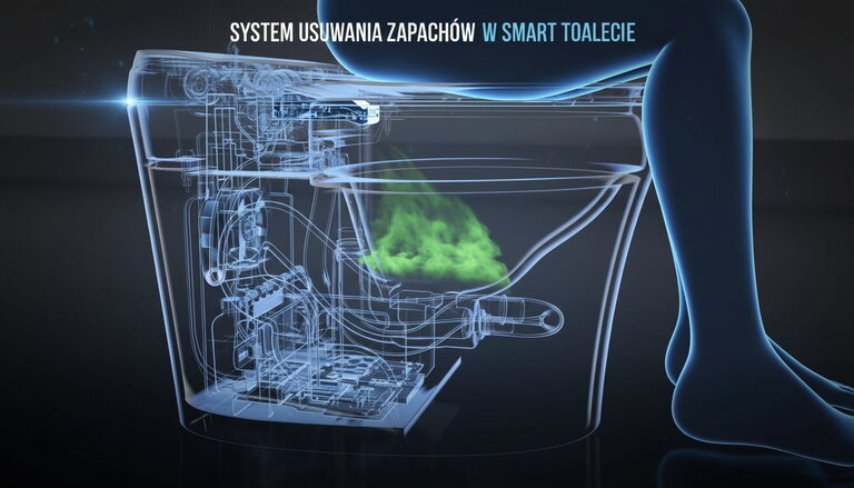 Akcesoria łazienkowe - Miska WC Wisząca Inteligentna Toaleta Smart Aero Corciano  (11)