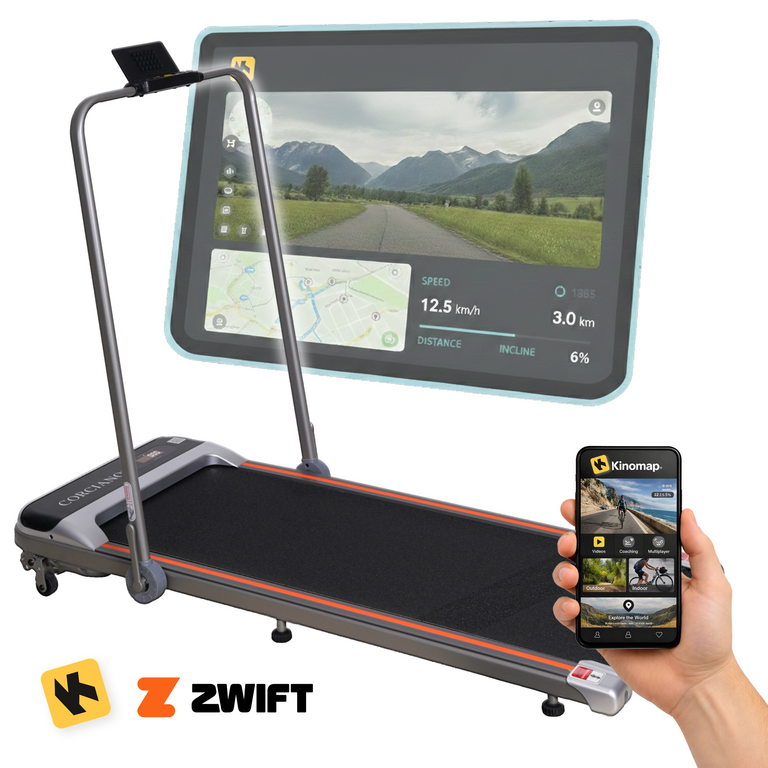 Bieżnie elektryczne - Bieżnia elektryczna ALTA 3875 Aplikacja Corciano 2w1 3HP  120 kg (1)