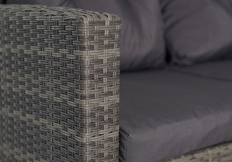 Zestawy ogrodowe - Meble Ogrodowe KARA Zestaw Technorattan 7-osobowy (5)