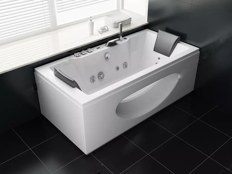Z hydromasażem  - Wanna wolnostojąca z hydromasażem UTAH (03/12) jacuzzi 80x170x58cm (2) Z hydromasażem  - Wanna wolnostojąca z hydromasażem UTAH (03/12) jacuzzi 80x170x58cm (2)