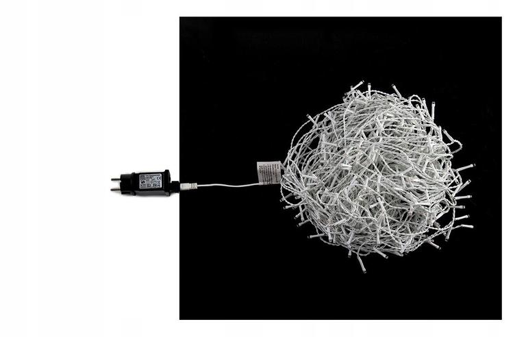 Lampki choinkowe - Lampki Choinkowe Sople 500LED 18M Białe Zimne  (4) Lampki choinkowe - Lampki Choinkowe Sople 500LED 18M Białe Zimne  (4)
