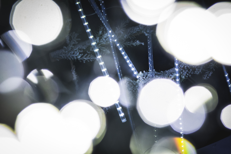 Lampki choinkowe - Lampki Świąteczne Meteory Zewnętrzne 250LED 5M Białe Zimne CH36 EUROHIT Christmas (7)