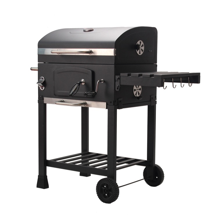 Grille - Grill ogrodowy węglowy ruszt żeliwny wózek Carbo - Angus PREMIUM (13) Grille - Grill ogrodowy węglowy ruszt żeliwny wózek Carbo - Angus PREMIUM (13)