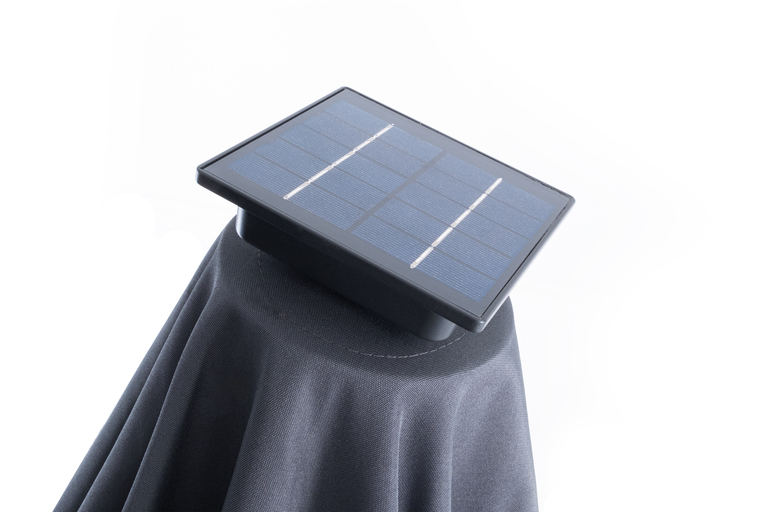 Ogród - Parasol OGRODOWY SIENA 3x3m LED PANEL SŁONECZNY składany (4)