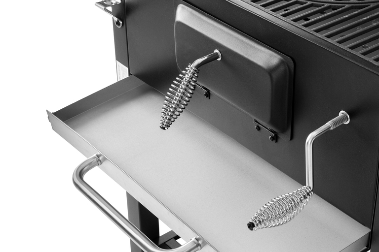 Grille - Grill ogrodowy węglowy ruszt żeliwny wózek Carbo - Angul (12)