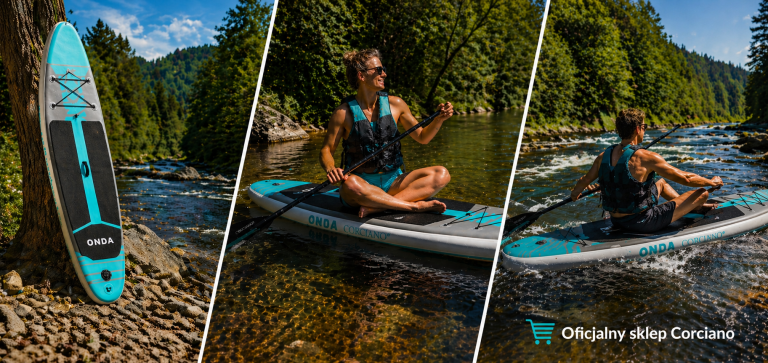 Deski SUP - Deska SUP 320x76cm do pływania Corciano pompowana zestaw akcesoria (13)