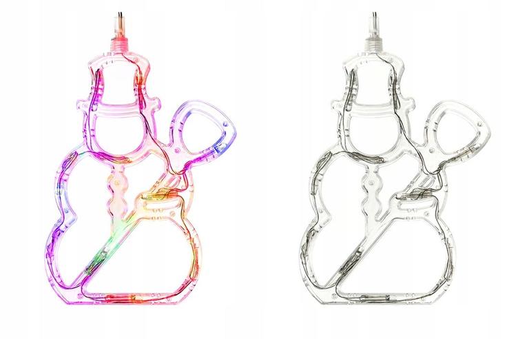 Boże Narodzenie - Ozdoba Świąteczna Bałwanek LED na okno 20cm 10led EAN 5900054718447 (4)