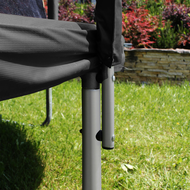 Trampoliny  - Trampolina Ogrodowa 12FT 374CM PREMIUM z siatką wewnętrzną i drabinką CORCIANO (11)