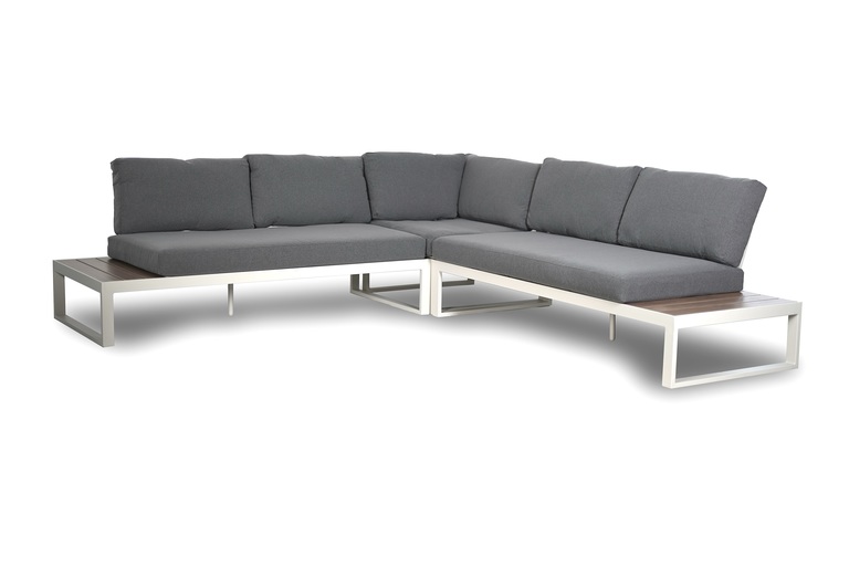 Zestawy ogrodowe - Zestaw Mebli Ogrodowych San Diego Aluminiowy  Zestaw Ogrodowy z Aluminium Narożnik Stolik Pufy  (10) Zestawy ogrodowe - Zestaw Mebli Ogrodowych San Diego Aluminiowy  Zestaw Ogrodowy z Aluminium Narożnik Stolik Pufy  (10)