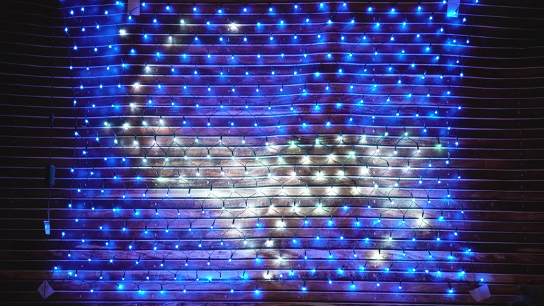 Boże Narodzenie - Kurtyna 324 LED do użytku zewnętrznego i wewnętrznego (8)