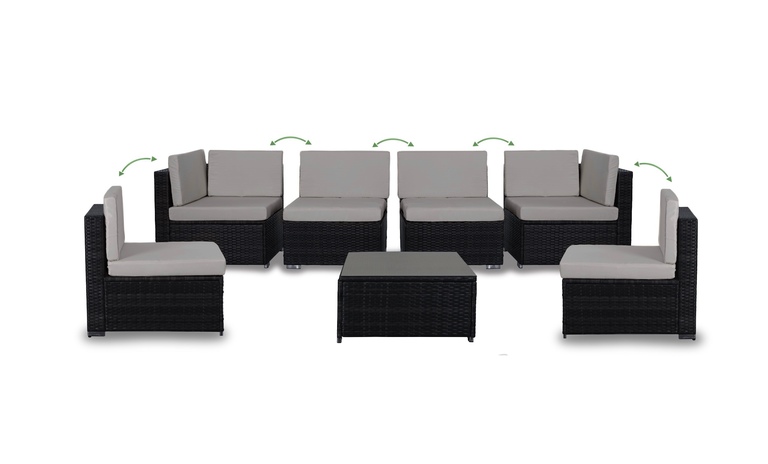 Zestawy ogrodowe - Zestaw Mebli Ogrodowych PEDRO Narożnik Typu 