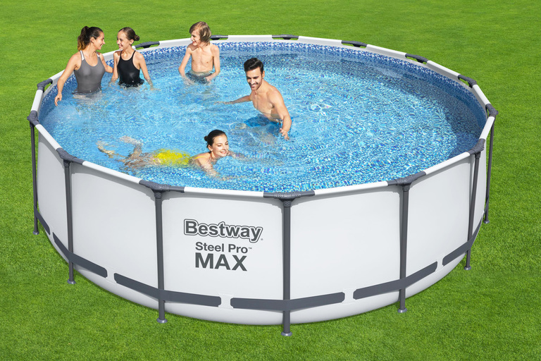 Baseny stelażowe - Basen Ogrodowy Bestway stelażowy 457cm x 1,22m (11)