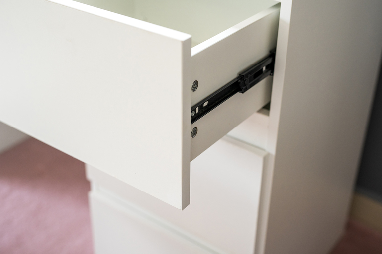 Toaletki - Toaletka z lustrem kosmetyczka 12 LED 7 szuflad zimny biały (5)