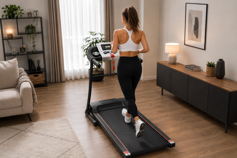 Bieżnie elektryczne - Bieżnia Elektryczna Treningowa Corciano Faro 120kg 12km/h LED (5)