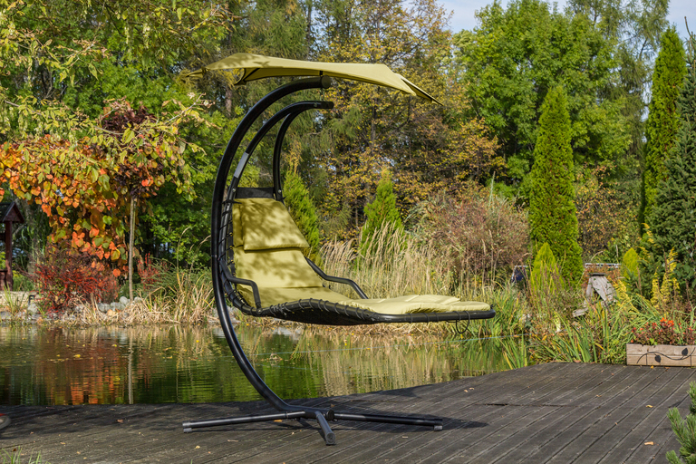 Meble ogrodowe - Oslo huśtawka ogrodowa Oliwkowa (7)