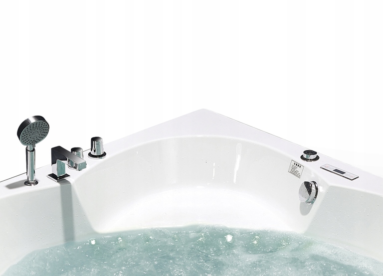 Z hydromasażem  - Wanna z hydromasażem ALABAMA jacuzzi 150x150  (5) Z hydromasażem  - Wanna z hydromasażem ALABAMA jacuzzi 150x150  (5)
