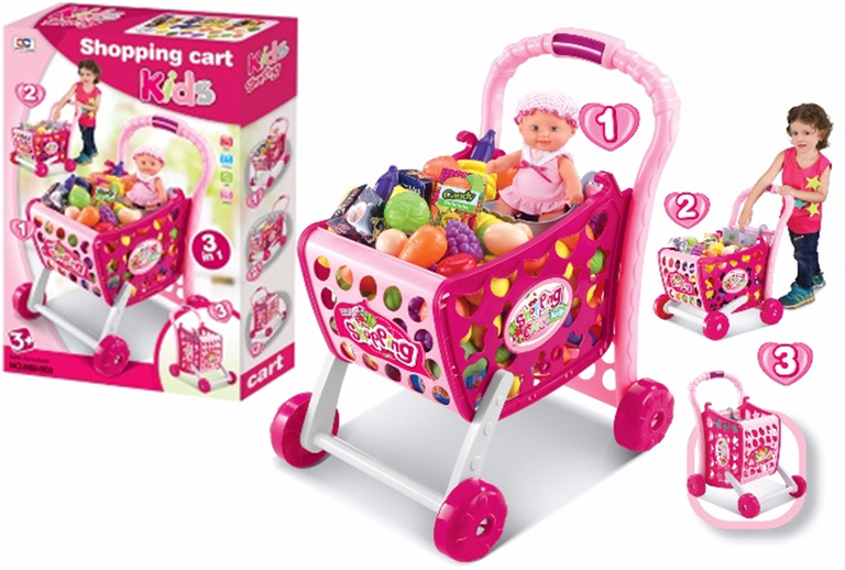 Dziecko - Wózek na zakupy Tobi Toys (7)
